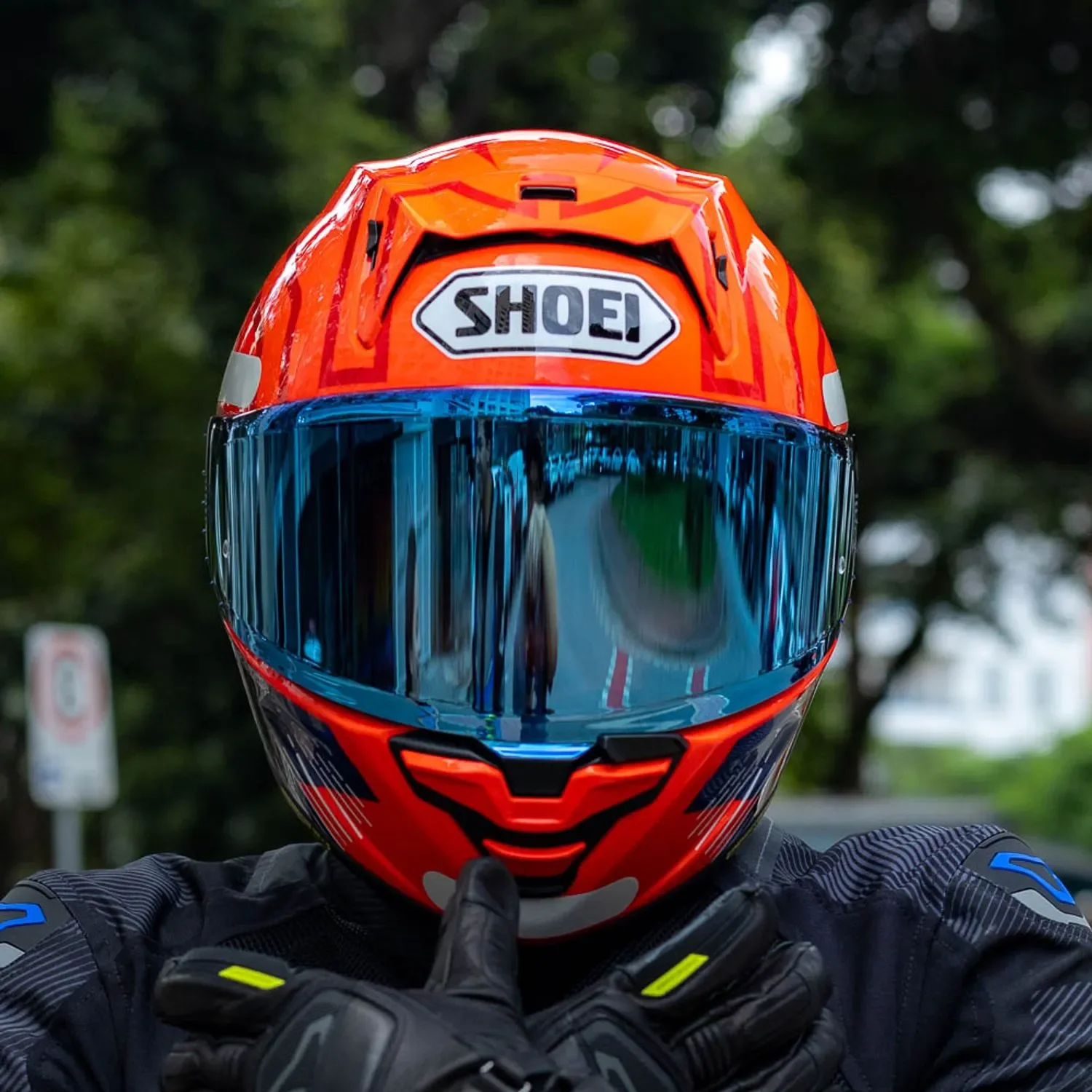 Capacete Shoei X-Spr Pro Marquez 8 TC-1 (Multifibras) - Spinelli